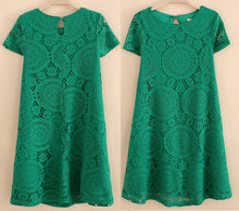 Casual Mini Dress Short Sleeve A-Line
