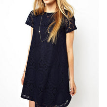 Casual Mini Dress Short Sleeve A-Line