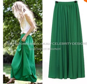 Plus Size Long Skirt Elegant Style Women