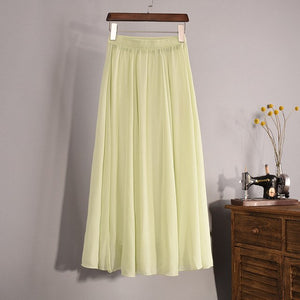 Plus Size Long Skirt Elegant Style Women