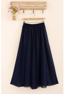 Plus Size Long Skirt Elegant Style Women