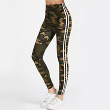 Women Striped Side Workout Legging