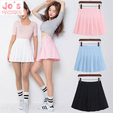 New Spring high waist ball pleated skirts