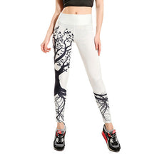 Purple Diamond Printing Mesh Patchwork Fitness Legging