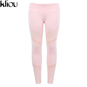 Fashion High Waist Leggings Pink Legging For Women