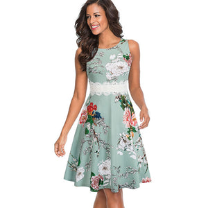 A-Line Pinup Business Women Dress