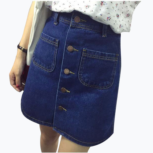 A-Line Korean Mini Jeans