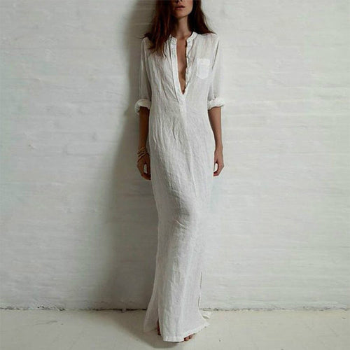 Retro Long Maxi Dress