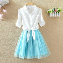 Shirt And Sling Tutu Dress Suit Women