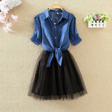 Shirt And Sling Tutu Dress Suit Women