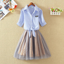 Shirt And Sling Tutu Dress Suit Women
