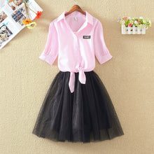 Shirt And Sling Tutu Dress Suit Women