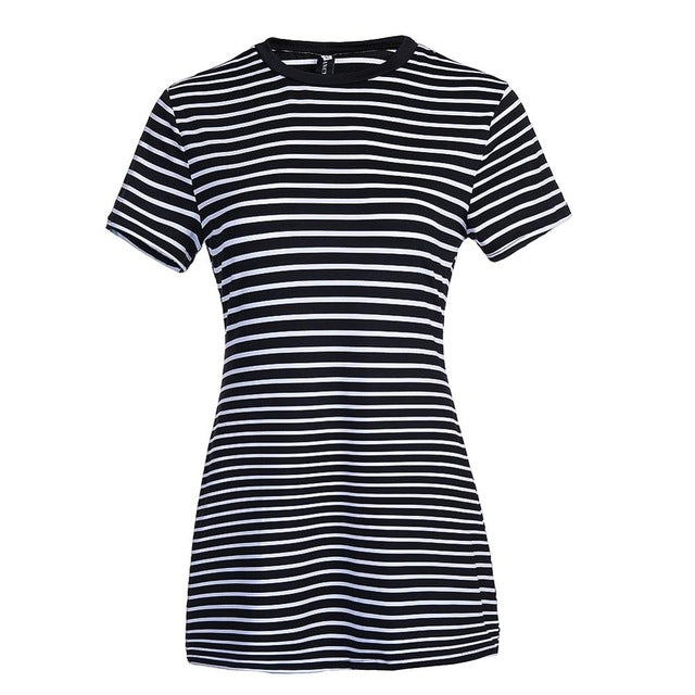 Enough Stock Summer Round Neck Short-sleeved Dress