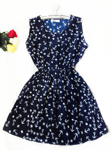 Dress Print Floral Sundress