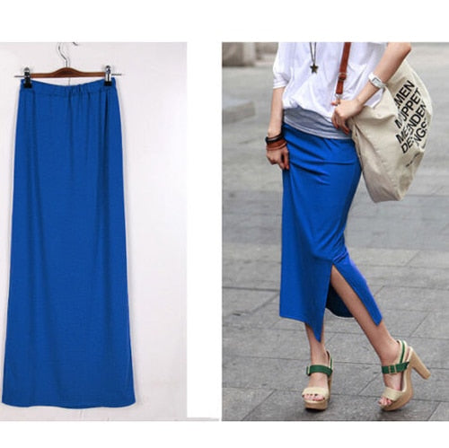 Women Split Maxi Skirts